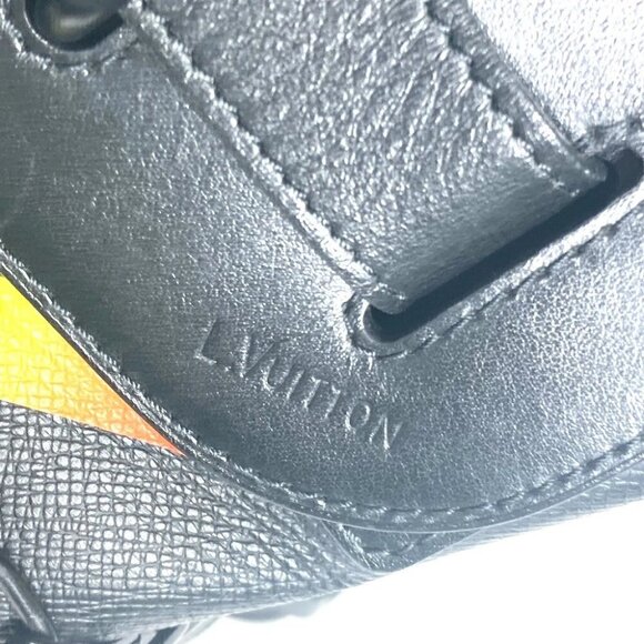 LOUIS VUITTON M30339 Taiga Rainbow Steamer PM Bag 2WAY Hand Bag Shoulder Bag - Picture 14 of 15